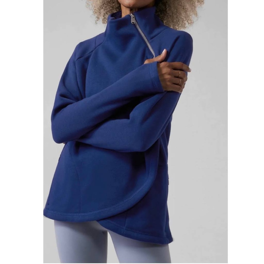 Athleta Cozy Karma Twist Neck Sweatshirt